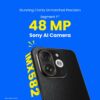 TECNO POP 9 5G (Midnight Shadow, 4GB+128GB)| Segment's 1st 48MP Sony AI Camera| Segment's 1st 5G with NFC | D6300 5G Processor | 4+ Year Lag Free Fluency | 5000 mAh Battery | IR Remote | Dolby Atmos - Image 3