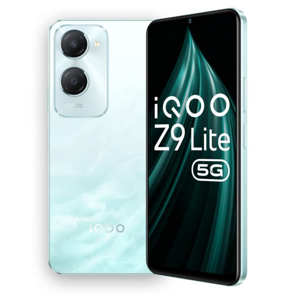 iQOO Z9 Lite 5G (Aqua Flow, 4GB RAM, 128GB Storage) | Dimensity 6300 5G | 50MP Sony AI Camera | Charger in The Box | Rs 1000 Off on All Bank Cards