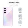 Samsung Galaxy A35 5G (Awesome Lilac, 8GB RAM, 256GB Storage) | Premium Glass Back | 50 MP Main Camera (OIS) | Nightography | IP67 | Corning Gorilla Glass Victus+ | sAMOLED with Vision Booster - Image 5