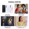 Samsung Galaxy A35 5G (Awesome Lilac, 8GB RAM, 256GB Storage) | Premium Glass Back | 50 MP Main Camera (OIS) | Nightography | IP67 | Corning Gorilla Glass Victus+ | sAMOLED with Vision Booster - Image 3