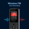 Motorola All-New A10 Dual Sim keypad Phone with Voice Feature | Long-Lasting Battery Backup | Wireless FM with Recording | Bluetooth Connectivity | Auto Call Recording | Black - Image 6