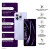 Lava Yuva 3 (Cosmic Lavender, 4+4*GB + 128GB)|Segment's Most Affordable Smartphone with 128 GB (UFS 2.2) Storage | 90Hz Punch Hole Display|13MP AI Triple Camera|Side Fingerprint Sensor |Bloatware Free - Image 5