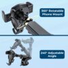Kratos Grip X1 Car Mobile Holder with One Click Technology and Quick Release Button,360° Rotation,Strong Suction Cup for Windshield & Dashboard Mobile Holder for car Compatible with All Smartphones - Image 6