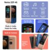 Nokia 225 4G Dual SIM Feature Phone with Long Battery Life, Camera, Multiplayer Games, and Premium Finish – Black Colour - Image 2