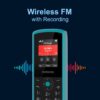Motorola All-New A10 Dual Sim keypad Phone (with Voice Feature) | 2 Years Replacement | Wireless FM | Bluetooth Connectivity | Auto Call Recording (Teal Blue) - Image 6