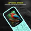 Lava Hero Shakti Dual Sim Keypad Mobile Phone (with Vibration Alert) | 1.8" Display | Super Saving Battery Mode | Stylish Keypad | Sturdy Build | Number Talker | (Mint Green) - Image 4