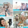 Blushinsta Selfie Stick,Extendable Selfie Stick with Wireless Remote&Tripod Stand,Portable,Lightweight,Compatible with All Smartphone&Mobile (Black Color) Pack of 1 - Image 5