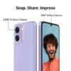 Lava O3 (Glossy Lavender, 4 GB RAM, 64 GB Storage) | Biggest 6.75" HD+ Display | 13MP AI Dual Rear Camera | 5000 mAh Battery | Secure Face Unlock | Fingerprint Reader | Charger & Phone-Cover in Box - Image 3
