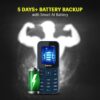 Lava Hero Shakti Dual Sim Keypad Mobile Phone (with Vibration Alert) | 1.8" Display | Super Saving Battery Mode | Stylish Keypad | Sturdy Build | Number Talker | (Dark Blue) - Image 5
