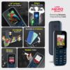 Lava Hero Shakti Dual Sim Keypad Mobile Phone (with Vibration Alert) | 1.8" Display | Super Saving Battery Mode | Stylish Keypad | Sturdy Build | Number Talker | (Dark Blue) - Image 3