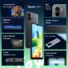 Redmi A1 (Black, 2GB RAM, 32GB Storage) | Segment Best AI Dual Cam | 5000mAh Battery | Leather Texture Design | Android 12 - Image 2
