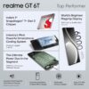 realme GT 6T 5G (Fluid Silver,12GB RAM+512GB Storage) | India's 1st 7+ Gen 3 Flagship Chipset | 1.5M+AnTuTu Score | 5500mAh+120W | The World's Brightest Flagship Display - Image 2