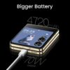 TECNO Phantom V Flip 2 (Travertine Green, 8GB+256GB) |Strongest Flip Ever | 4720mAh with 70W Charger | Advance AI Features | 50MP OIS+50MP Camera | 6.9" 120Hz AMOLED Main & 3.64" AMOLED Cover Screen - Image 5