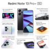 Redmi Note 13 Pro+ (Fusion Black, 12GB RAM, 256GB Storage) | World's First Mediatek 7200 Ultra 5G | 200MP Hi-Res Camera | 1.5K Curved AMOLED | 120W HyperCharge - Image 2