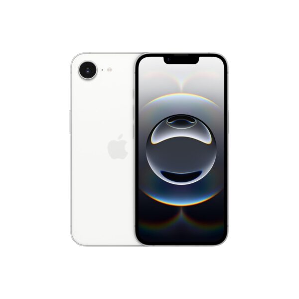 iPhone 16e 256 GB: Built for Apple Intelligence, A18 Chip, Supersized Battery Life, 48MP Fusion. Camera, 15.40 cm (6.1″) Super Retina XDR Display; White