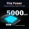 Lava Agni 3 5G (Heather Glass, 8GB+128GB) | India's 1st Dual AMOLED | Dimensity 7300X | 50MP Triple AI Camera | 66W Fast Charge,5000 mAh Battery | Clean UI | Free Replacement @ Home | Without Charger - Image 6