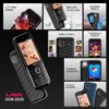 Lava Gem 2025 Dual Sim Keypad Phone (2.8" Display, Camera & Flash) | 2575mAh Smart AI Powerful Battery | Wireless FM & Recording | Stereo Speakers | Call Recording (Black Gold) - Image 4