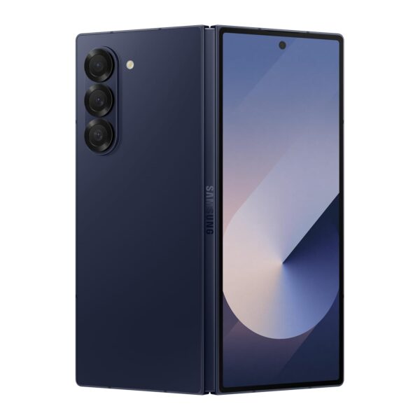 Samsung Galaxy Z Fold6 5G Smartphone with Galaxy AI (Navy, 12GB RAM, 256GB Storage), 50MP High-Resolution Camera, Snapdragon 8 Gen 3, Google Gemini