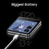 TECNO Phantom V Flip 2 (Moondust Grey, 8GB+256GB) | Strongest Flip Ever | 4720mAh with 70W Charger | Advance AI Features | 50MP OIS+50MP Camera | 6.9" 120Hz AMOLED Main & 3.64" AMOLED Cover Screen - Image 5