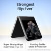 TECNO Phantom V Flip 2 (Moondust Grey, 8GB+256GB) | Strongest Flip Ever | 4720mAh with 70W Charger | Advance AI Features | 50MP OIS+50MP Camera | 6.9" 120Hz AMOLED Main & 3.64" AMOLED Cover Screen - Image 4