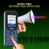 Lava Hero Shakti 2025 Dual Sim Keypad Mobile Phone (with Vibration Alert) | 1.8" Display | Super Saving Battery Mode | Stylish Design | Number Talker | (Dark Blue) - Image 5