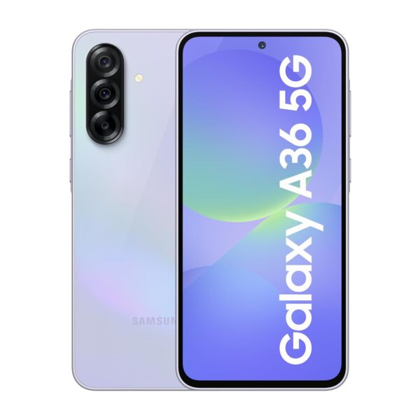 Samsung Galaxy A36 5G (Awesome Lavender, 12GB, 256GB) | Gemini Live | Awesome Intelligence (AI): Circle to Search, My Filter, Object Eraser | 4nm Snapdragon Processor | Flagship Grade Camera